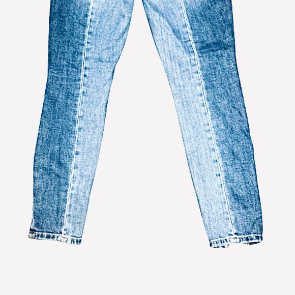 BLANK NYC Women’s Size 27 R Santa Fe Bond Midrise Split Hem Skinny Blue Jeans - Picture 14 of 16